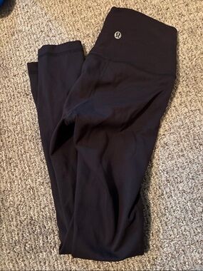 lululemon Black Workout Leggings with Hidden Pocket